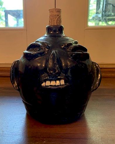 Appraisal: Outsider Art BR Holcomb Face Jug Holcomb B R Face