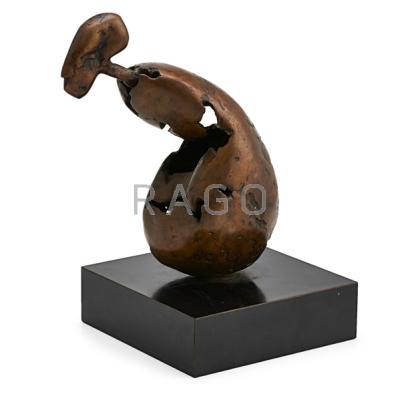 Appraisal: Stella Shawzin South African b Woman in Labor Bronze on