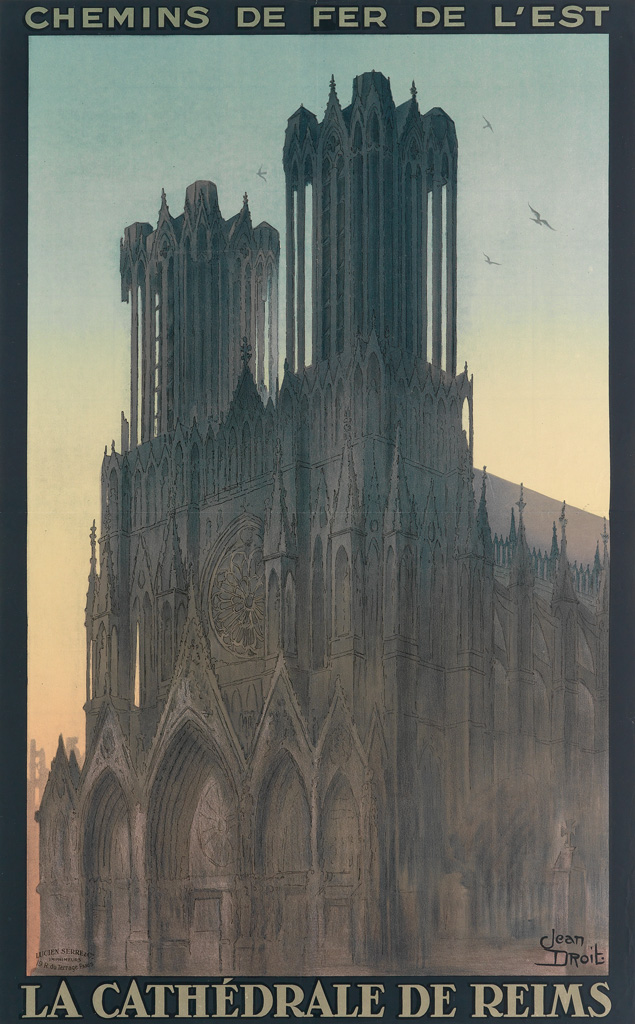 Appraisal: JEAN DROIT - LA CATH DRALE DE REIMS Circa x