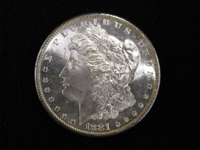 Appraisal: -S Morgan Silver Dollar uncirculated