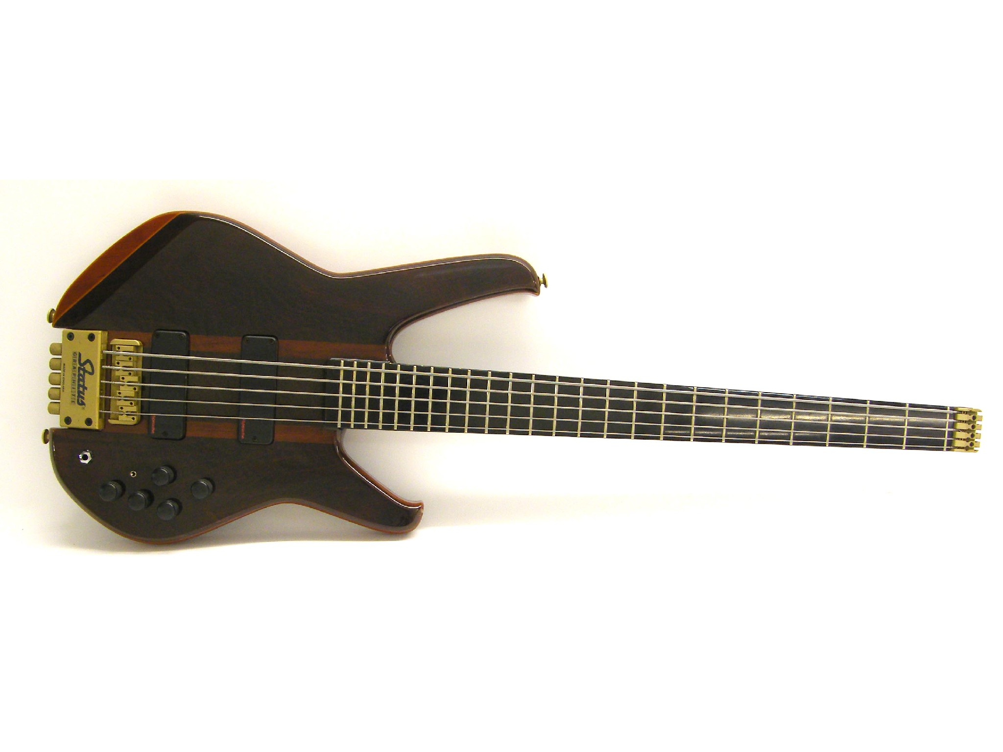 Appraisal: Status Graphite Empathy headless five string bass guitar made in