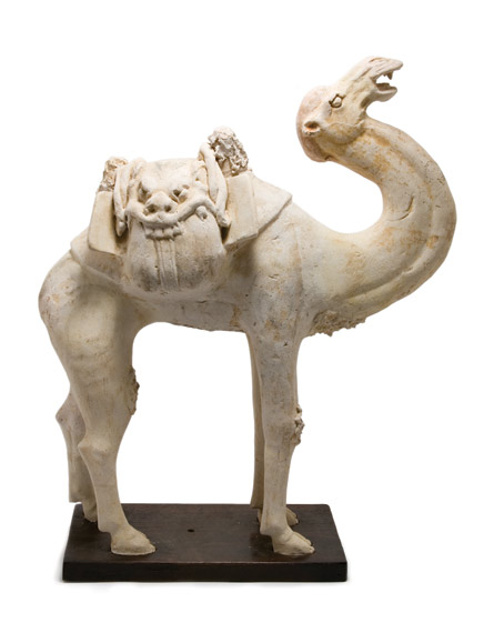 Appraisal: Chinese Glazed Figure of a Bactrian Camel Estimate -