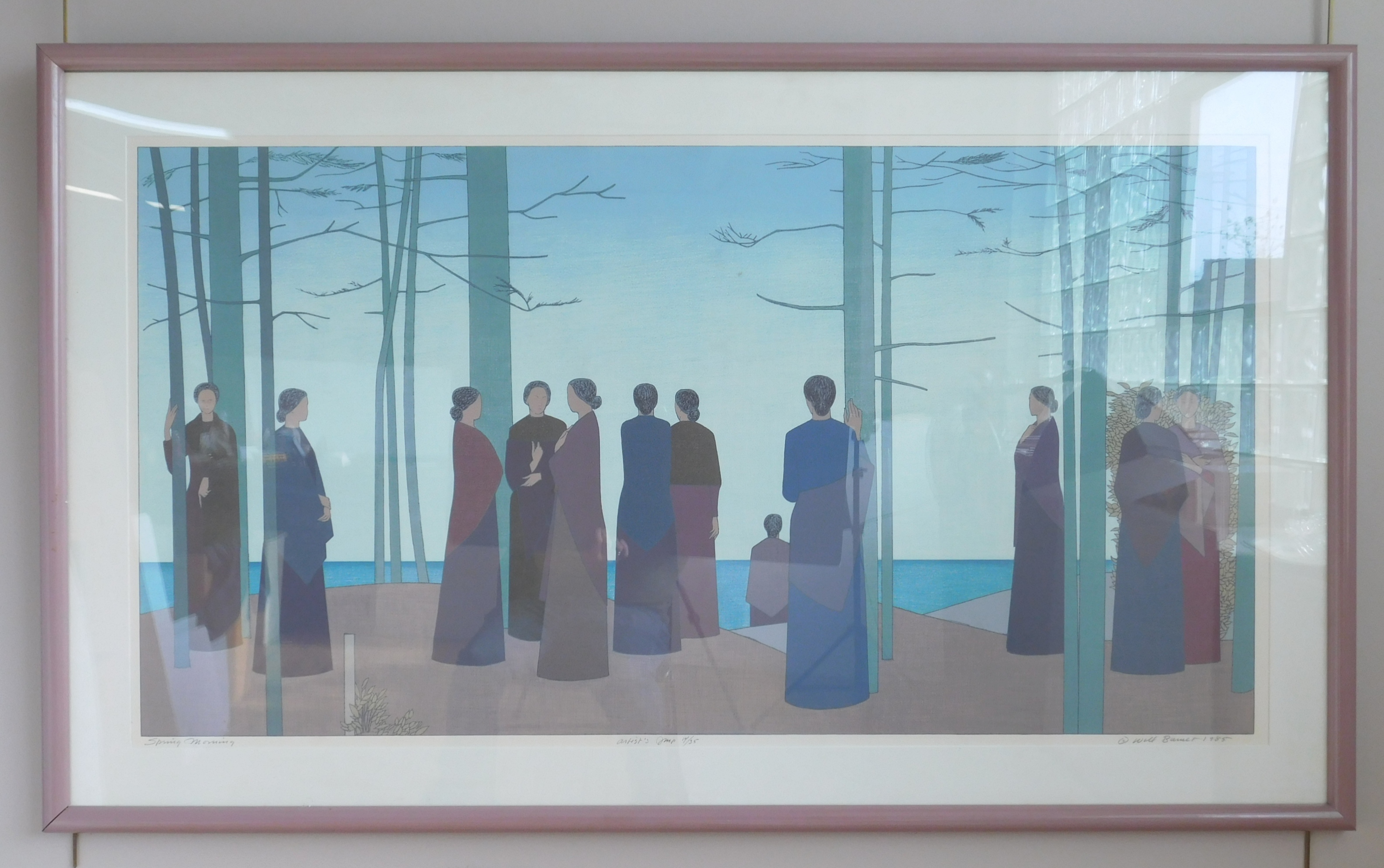 Appraisal: Will Barnet American - ''Spring Morning'' Szoke - serigraph in