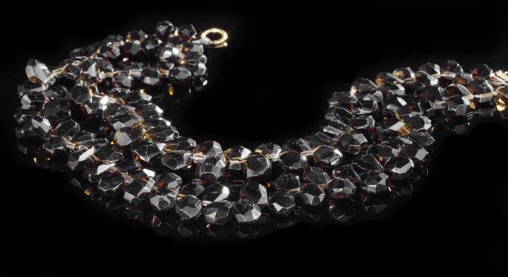 Appraisal: Good Double-Strand Necklace of Smoky Quartz composed of two parallel