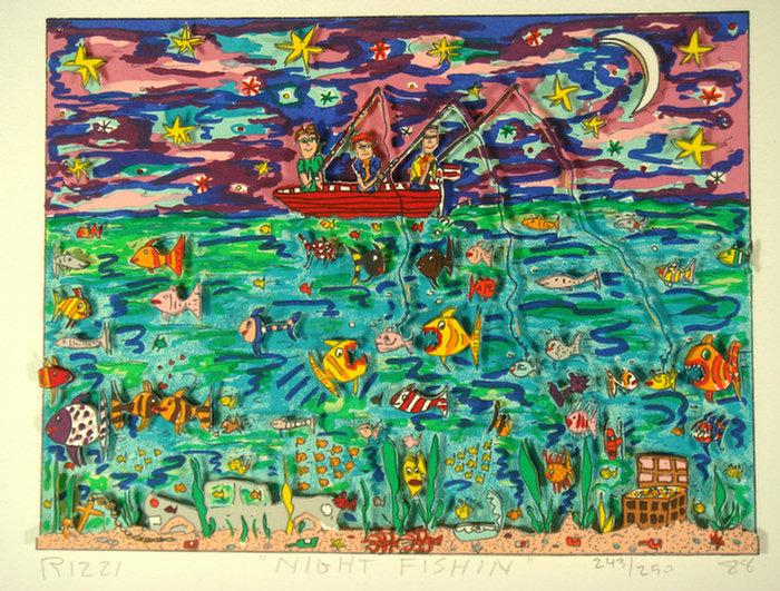 Appraisal: James Rizzi American NY b -D lithography in color titled