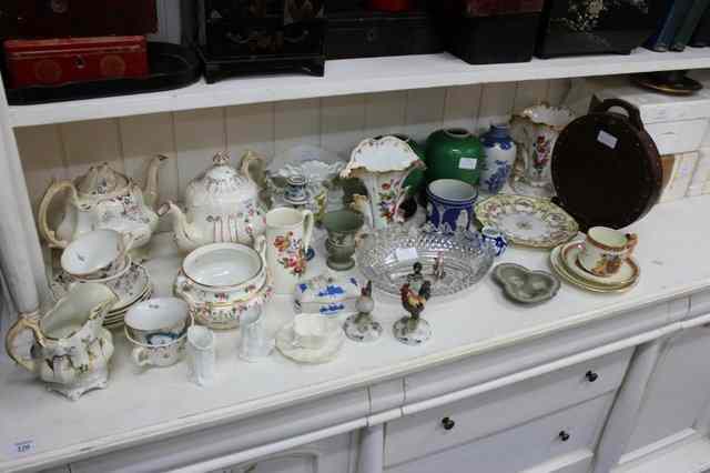 Appraisal: A QUANTITY OF VARIOUS CERAMICS and other items to include