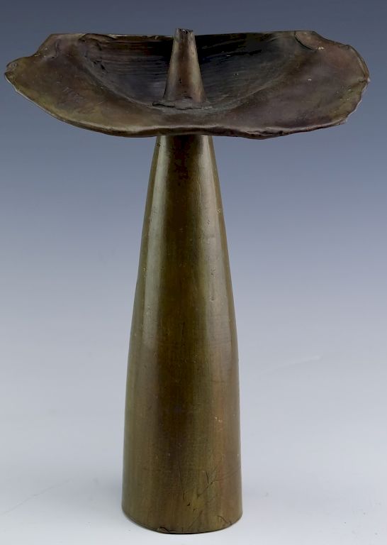 Appraisal: Signed M Parmentier Modernist Bronze Sculpture Sculpture by M Parmentier