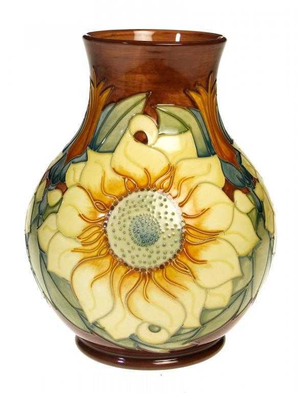 Appraisal: A MOORCROFT INCA VASE DESIGNED BY RACHEL BISHOP cm h