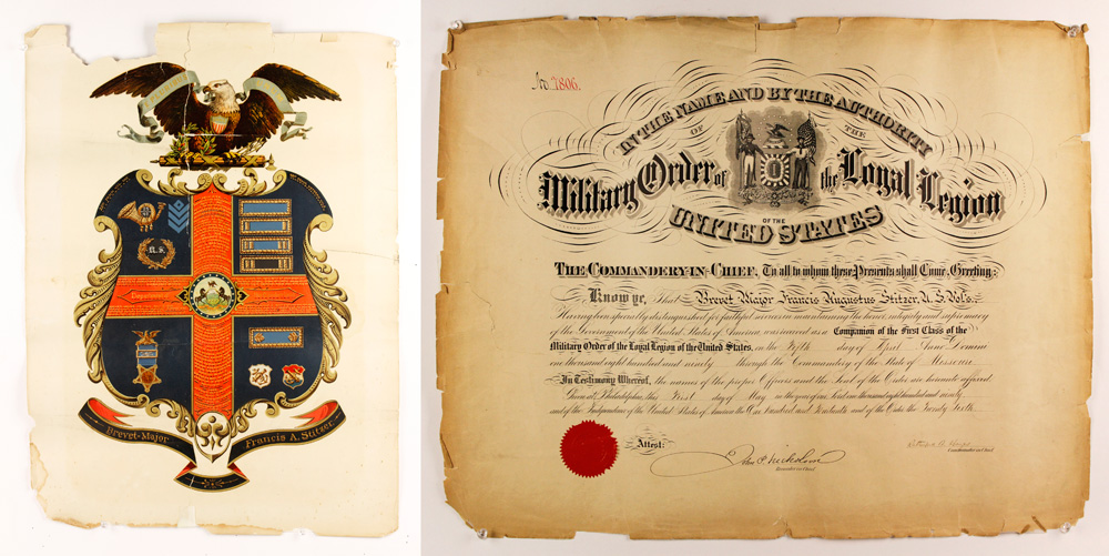 Appraisal: - Two Historical Documents Lot of two historical documents to