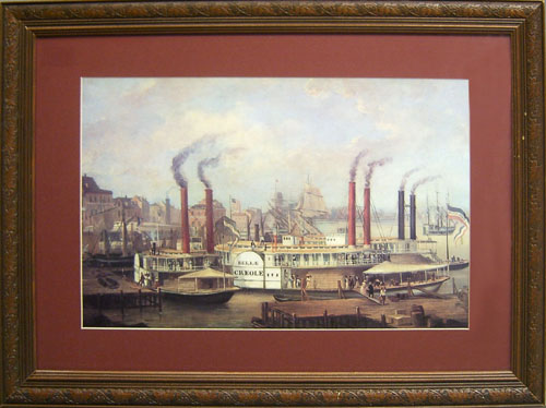 Appraisal: Four framed prints of nautical interest