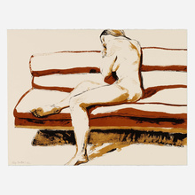 Appraisal: Philip Pearlstein NUDE ON COUCH FROM THE SIX NEW YORK