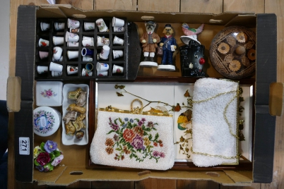 Appraisal: A mixed collection of items to include vintage beaded clasp