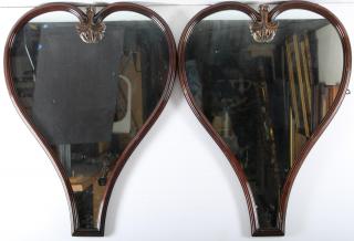 Appraisal: Pair of Large Vintage Heart H X W Minor chips