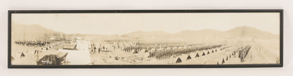 Appraisal: WWI era yard long photographs of Camp Zachary Taylor KY