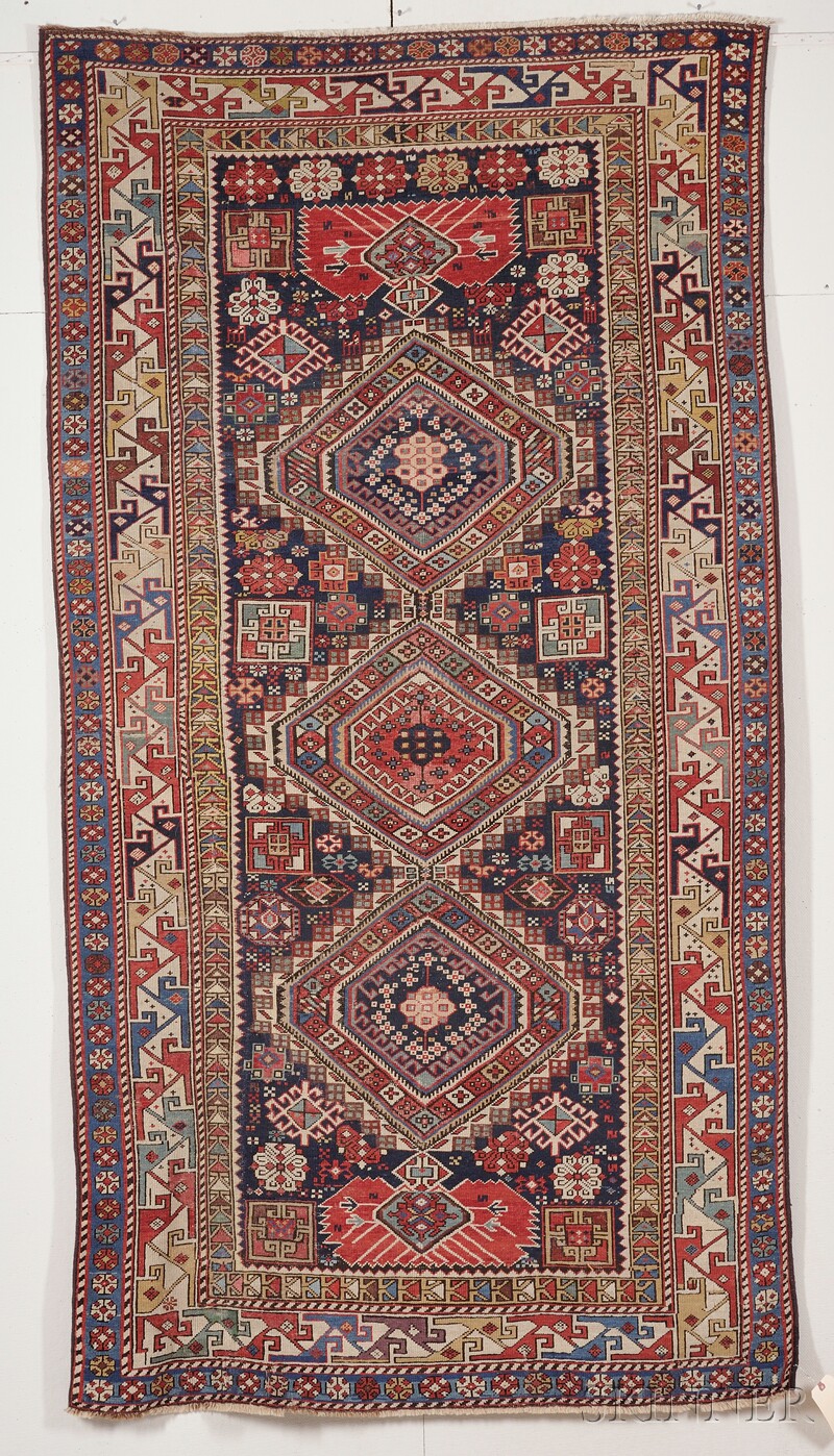 Appraisal: Shirvan Long Rug East Caucasus last quarter th century even