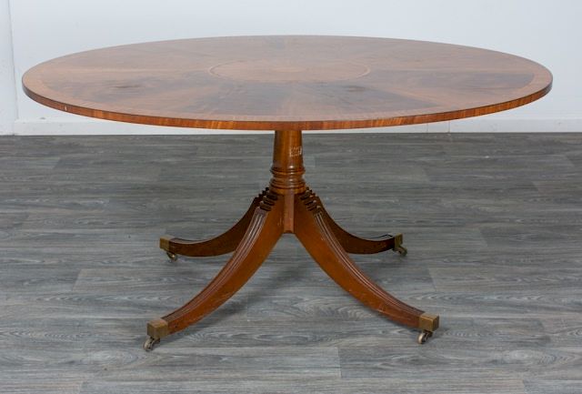 Appraisal: English Georgian Style Tilt Top Breakfast Table English Georgian style