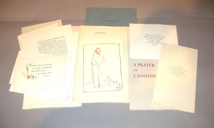 Appraisal: Lot Private Press Ephemera - Primarily Stanbrook Abbey Press material