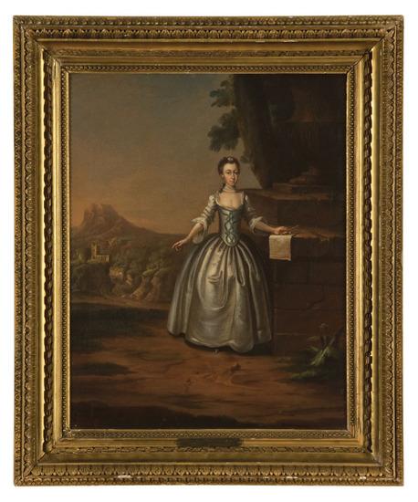 Appraisal: Arthur Devis - Portrait of a lady said to be