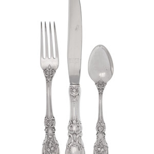 Appraisal: An American Silver Flatware Service Reed Barton Taunton MA Francis