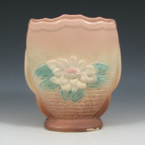 Appraisal: Hull Water Lily L- - Vase - Mint Hull Water