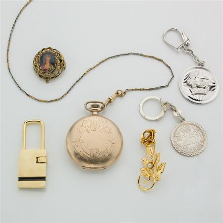 Appraisal: Assorted Group of Gold and Metal Jewelry Estimate -