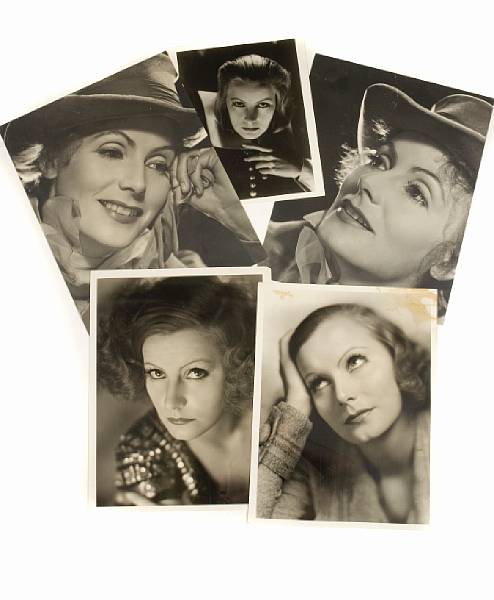 Appraisal: A Greta Garbo group of black and white photographs shot