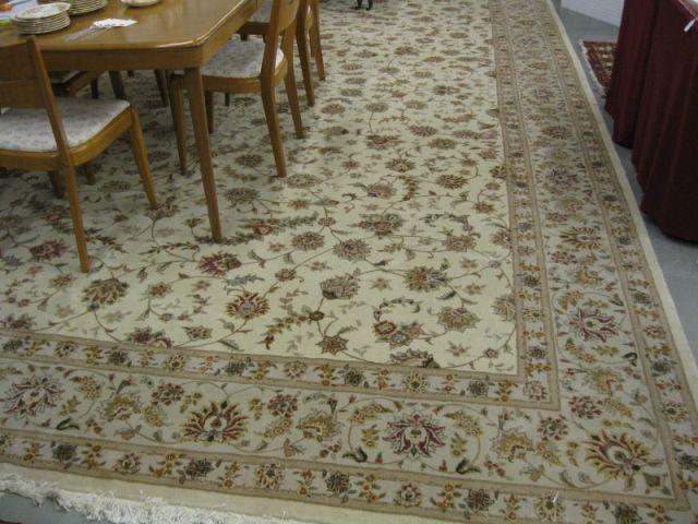 Appraisal: Mahal Persian Handmade Palace Size Rug gorgeous floral vine on