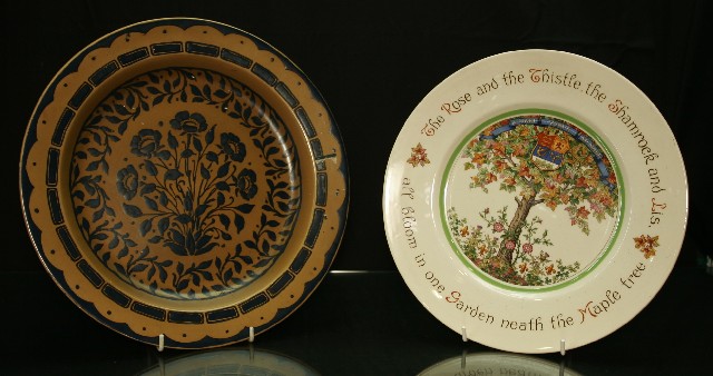 Appraisal: A Royal Doulton charger painted with central bouquet of cornflowers