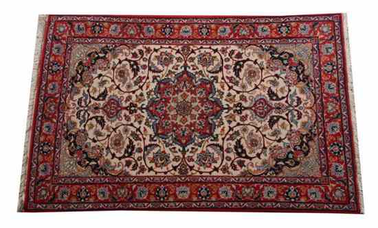 Appraisal: ISFAHAN RUG - ft in x ft