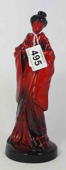 Appraisal: Royal Doulton Flambe Figure The Geisha HN