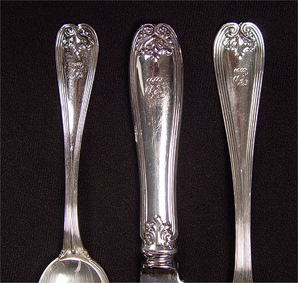 Appraisal: TIFFANY CO COLONIAL FLATWARE SET pieces in the Colonial pattern