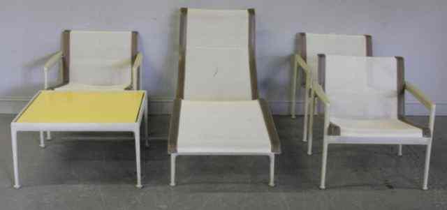 Appraisal: Richard Schultz for Knoll Outdoor Furniture piece set including a