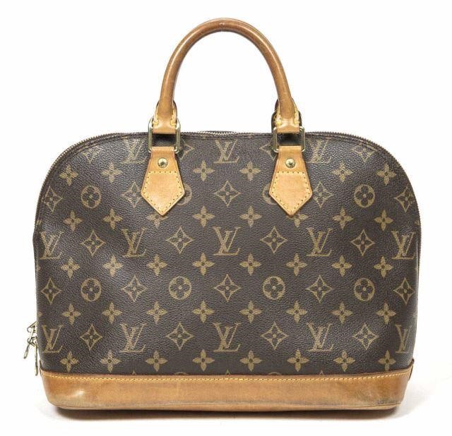 Appraisal: Louis Vuitton Alma PM handbag in monogram coated canvas with