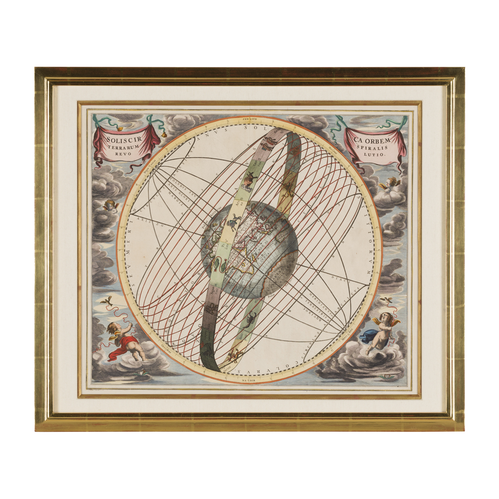 Appraisal: Cellarius Andreas Solis Circa Orbem Terrarum Spiralis Revolutio Amsterdam or