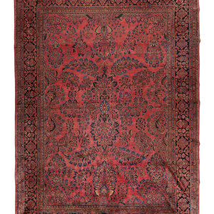 Appraisal: A Sarouk Wool Rug Circa feet x feet inches Property