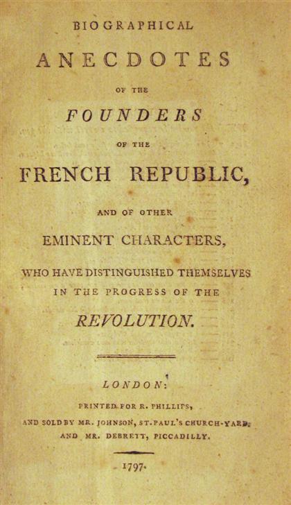 Appraisal: vols Thomas Paine Other Revolutionaries Paine Thomas The Works Philadelphia