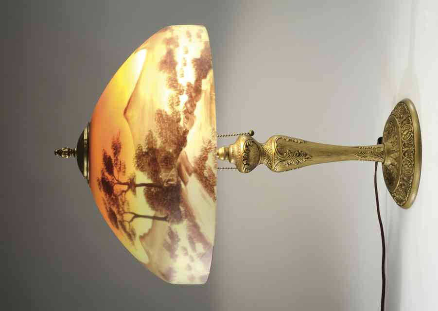 Appraisal: GILT METAL BASED TABLE LAMP attributed to the Pittsburg Lamp