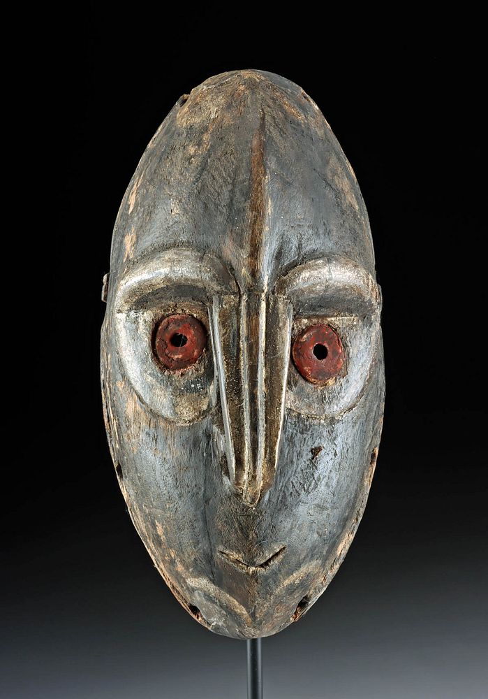 Appraisal: Early th C Papua New Guinea Iatmul Painted Wood Mask