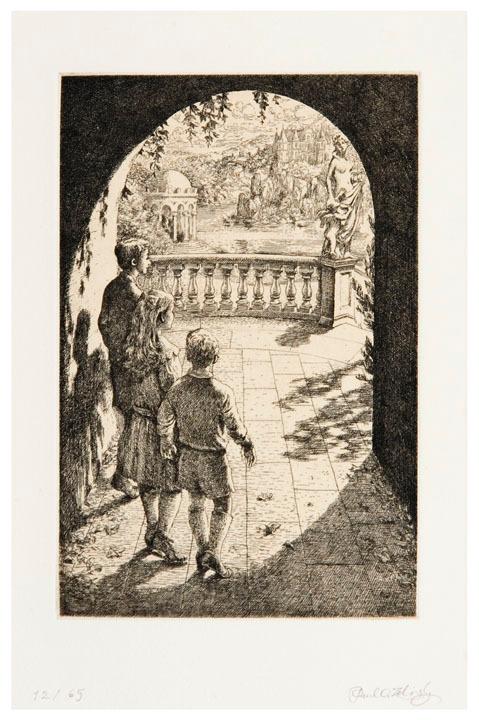 Appraisal: ZELINSKY Paul O b The Enchanted Castle Etching x mm