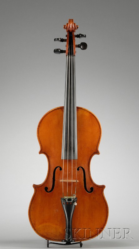 Appraisal: Modern Violin Probably Alfred Lanini c branded internally A LANINI