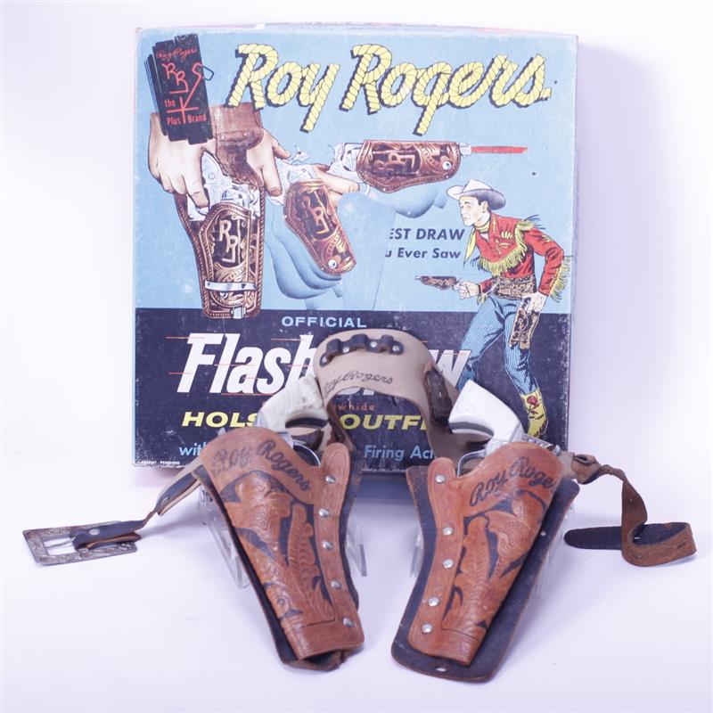 Appraisal: Roy Rogers The Plus Brand Official Flash Draw cowhide holster