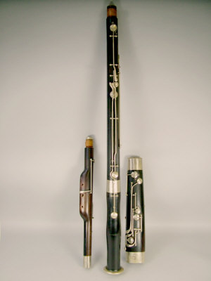 Appraisal: A Stained Maple Bassoon by 'Heckel - Biebrick' c Fitted