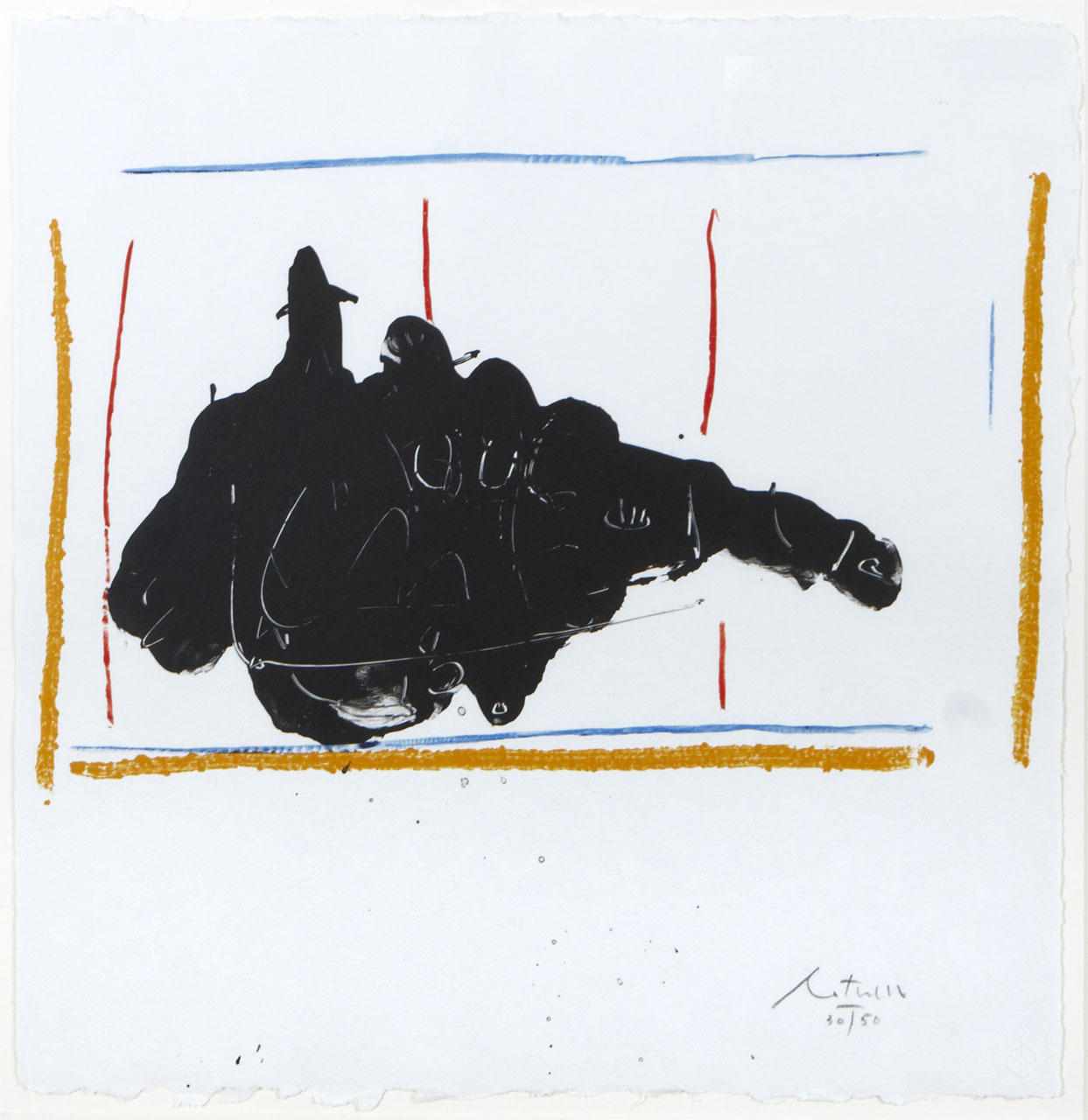 Appraisal: Robert Motherwell American - On Stage E B Lithograph in