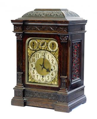 Appraisal: A VICTORIAN TABLE CLOCK by Winterholder Hofmeier the eight day