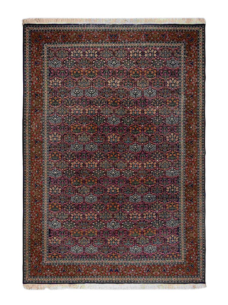 Appraisal: A Hereke Wool Rug A Hereke Wool Rug Second Half