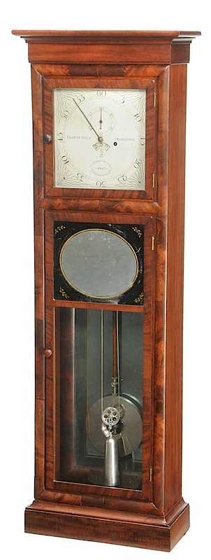 Appraisal: Rare Charleston Astronomical Regulator Clock dial engraved FRANCES STEIN CHARLESTON