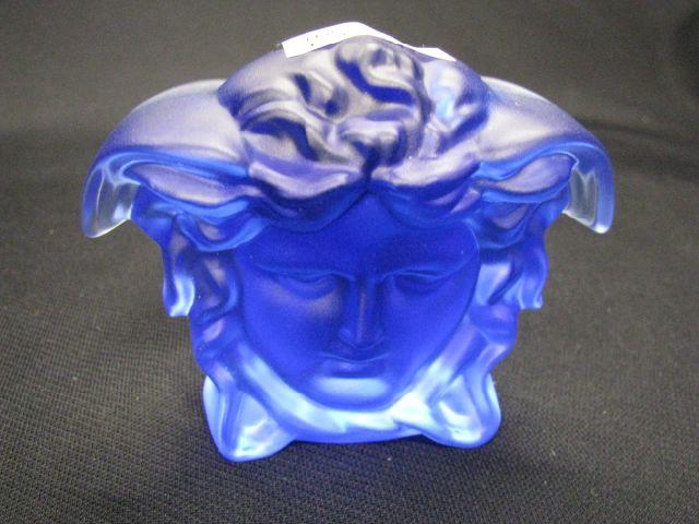 Appraisal: Versace Rosenthal Art Glass Bust blue