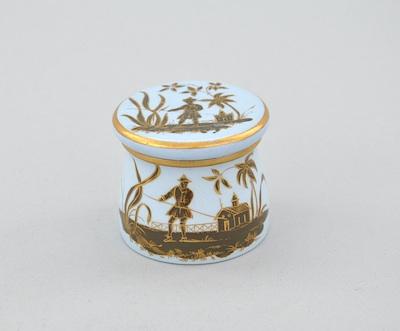 Appraisal: A Prattware Inkwell Measuring approx - D x - H