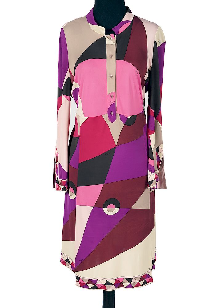 Appraisal: Emilio Pucci Pink Purple Shift Size Emilio Pucci shift dress