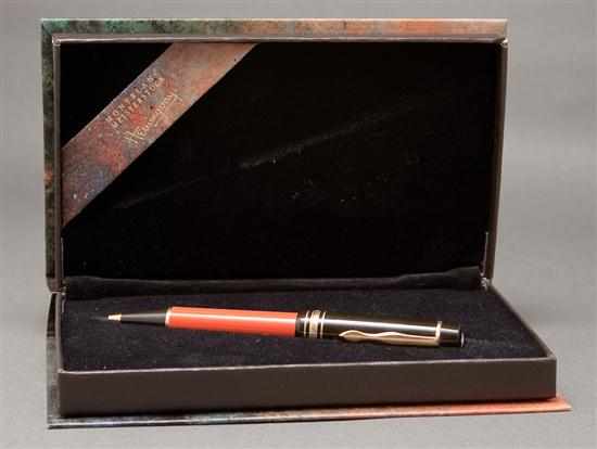 Appraisal: Montblanc Meisterstuck ''Hemingway'' ballpoint pen in case with original box